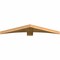 Ekena Millwork Bellingham Rough Sawn Timber Gable Bracket, Western Red Cedar, 60"W x 10"H x 4"D x 6"F, 4/12 Pitch GBW060X10X0406BEL00RWR - alternate 4